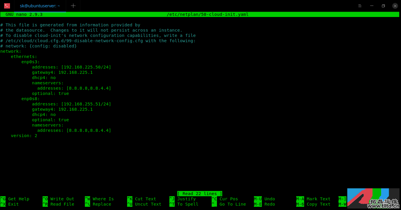 Ubuntu 18.04 LTS中配置IP地址的完整教程