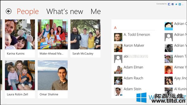 Win8系统把人脉应用联系人导入邮箱的绝招