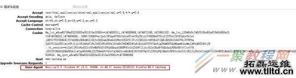 Nginx map指令匹配 User Agent 自定义值例子