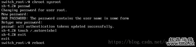 在Linux下修改和重置root密码的教程