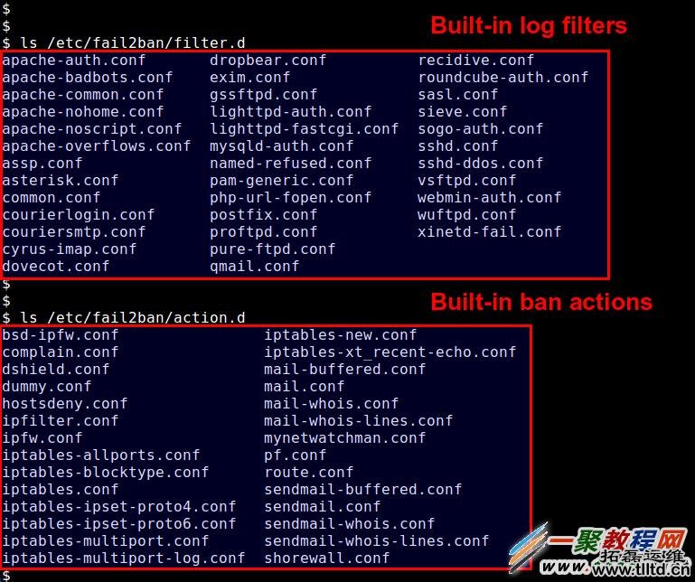 使用 fail2ban 防御 SSH 服务器的暴力破解攻击及保护Apache