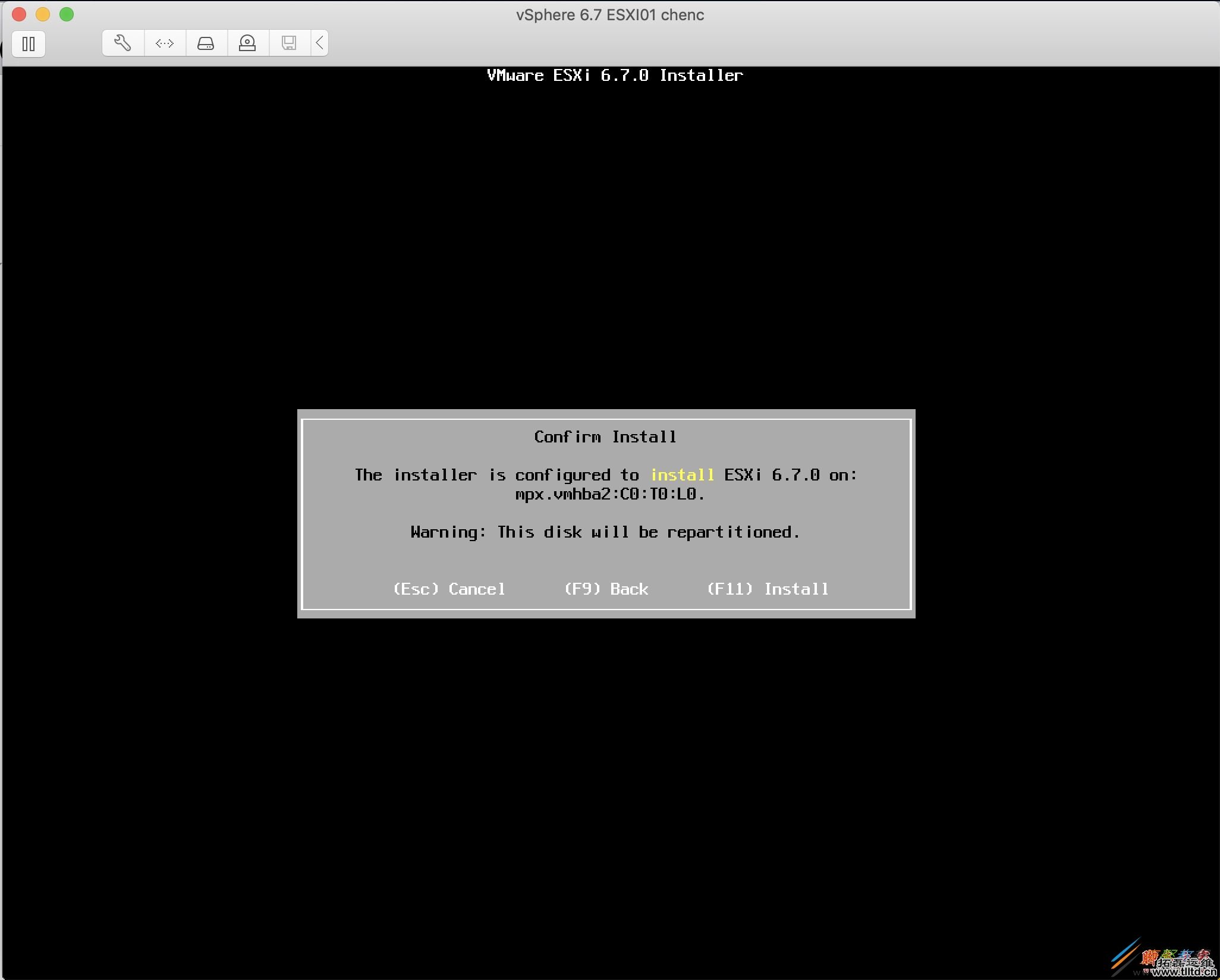 VMware vSphere 6.7（ESXI 6.7）图文安装步骤