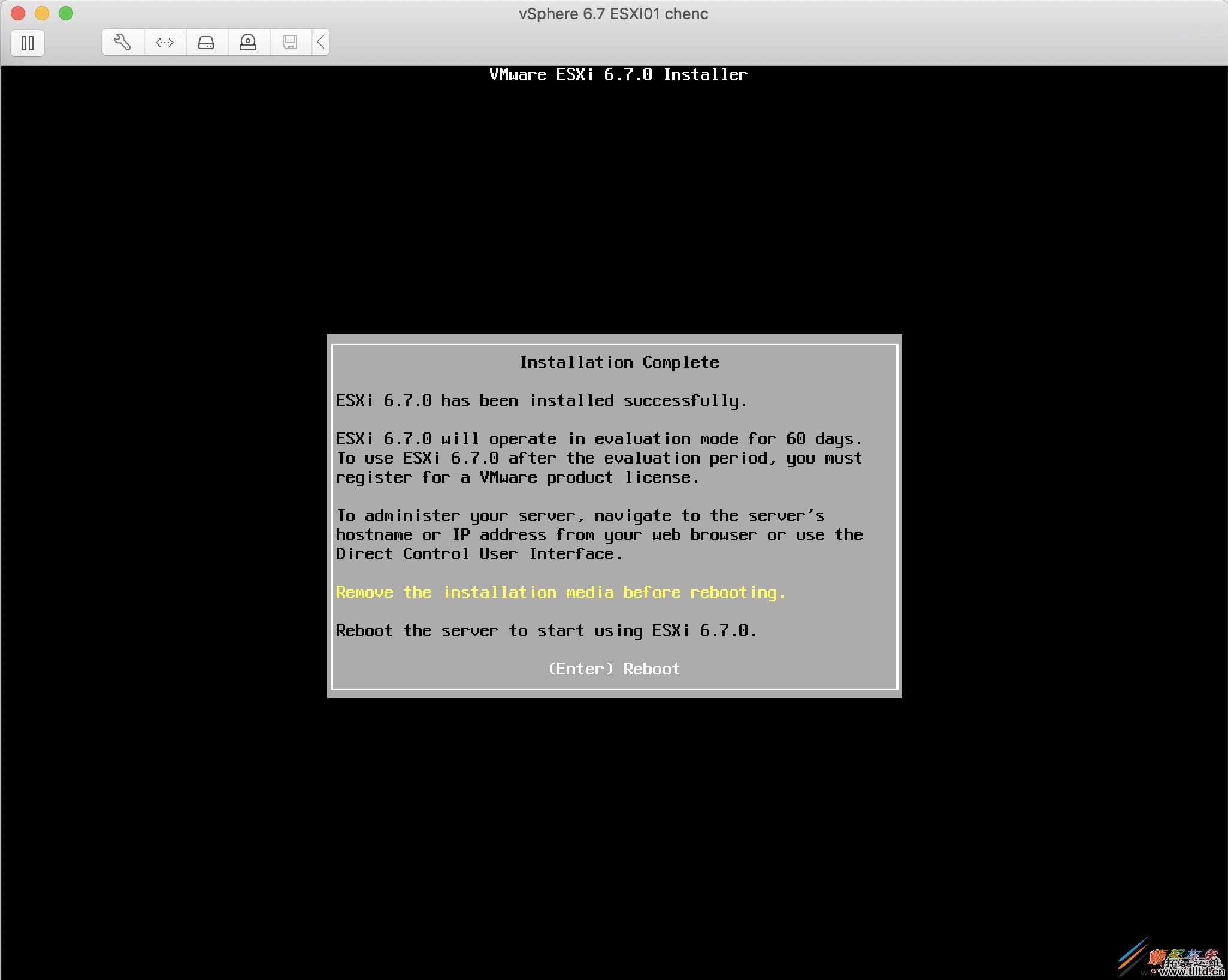 VMware vSphere 6.7（ESXI 6.7）图文安装步骤