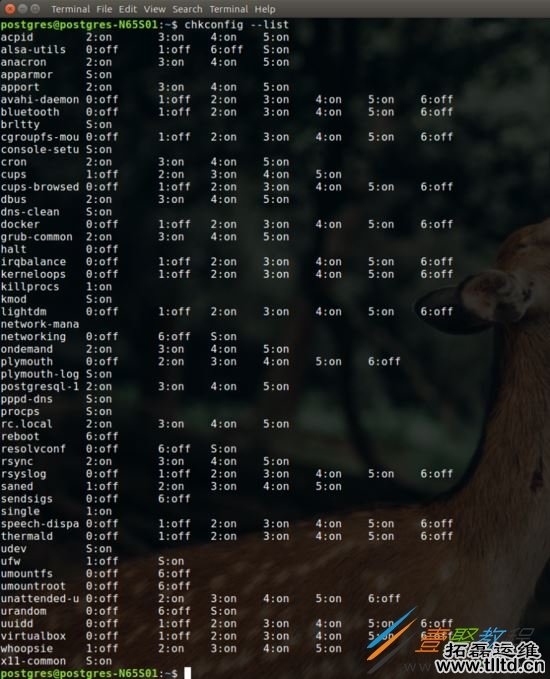 Ubuntu 16.04设置PostgreSQL开机启动的方法