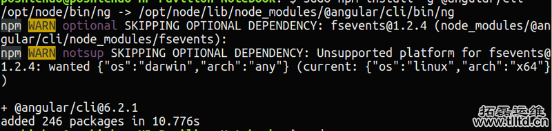 详解Ubuntu安装angular-cli遇到的坑