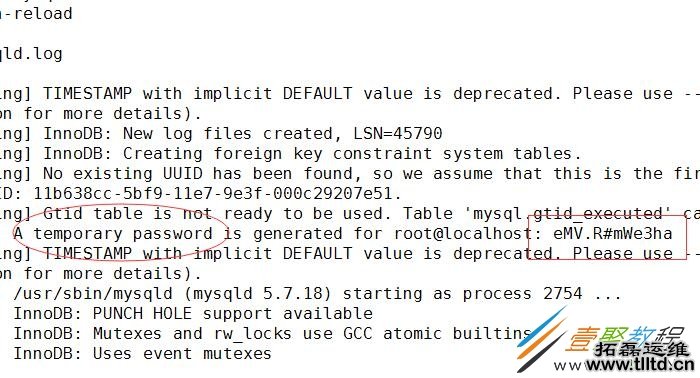 Centos7.3下mysql5.7安装配置教程