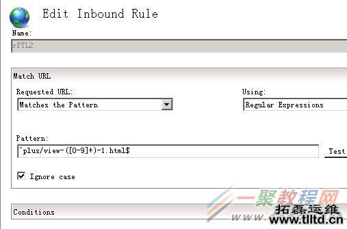 IIS7站点web.config 配置伪静态方法